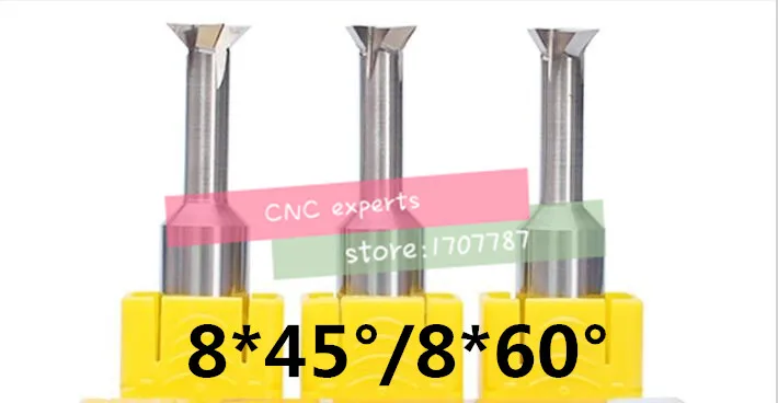 Free Delivery 1PCS 8*45/8*60 degrees carbide straight shank dovetail milling cutter, alloy straight shank milling cutter
Free Delivery 1PCS 8*45/8*60 degrees carbide straight shank dovetail milling cutter, alloy straight shank milling cutter