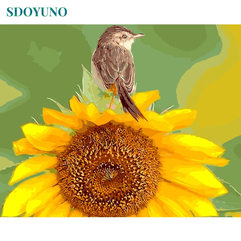SDOYUNO Painting By Numbers For Adults Bird and sunflowers pictures by numbers Digital Painting On Canvas For Home Decor Gift
SDOYUNO Painting By Numbers For Adults Bird and sunflowers pictures by numbers Digital Painting On Canvas For Home Decor Gift