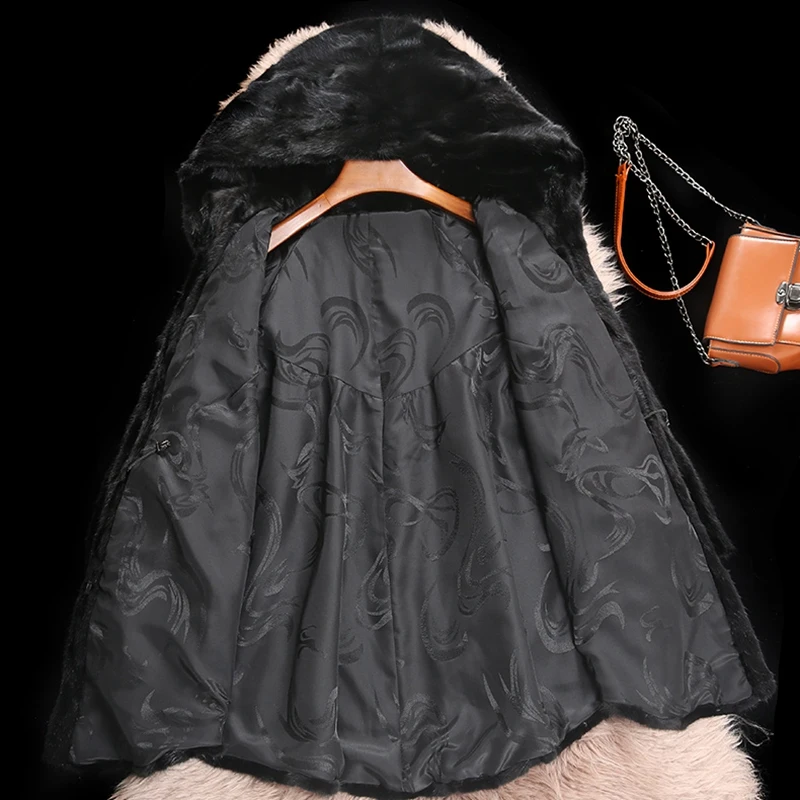 Luxury Genuine Piece Mink Fur Coat Jacket Autumn Winter Women Fur Warm Outerwear Coats Garment 3XL 4XL 5XL LF9041
Luxury Genuine Piece Mink Fur Coat Jacket Autumn Winter Women Fur Warm Outerwear Coats Garment 3XL 4XL 5XL LF9041