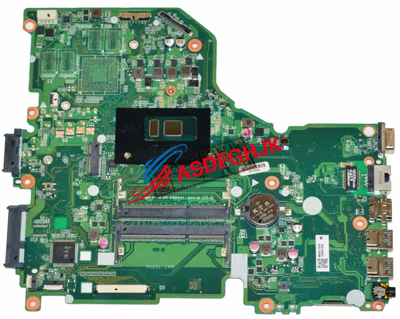 Оригинальный Для Acer F5 572 V3 575T материнская плата портативного компьютера с i7 6500U 2 5