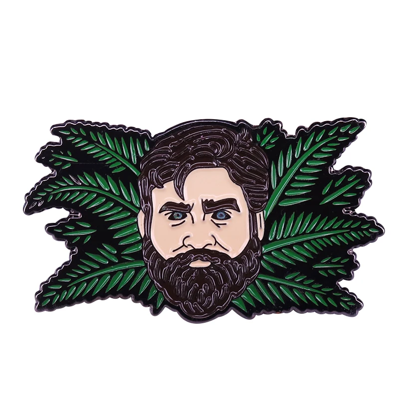 Между двумя папоротниками w Zach Galifianakis pin вдохновлен хитом Смешные или Die веб серии