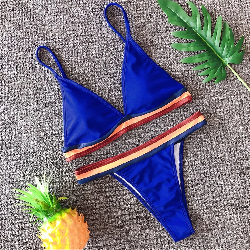 ZTVitality Women Sexy Multicolor Striped Patchwork Push Up Bikini 2019 New Arrival Beachwear Padded Low Waist Swimsuit Swimwear
ZTVitality Women Sexy Multicolor Striped Patchwork Push Up Bikini 2019 New Arrival Beachwear Padded Low Waist Swimsuit Swimwear