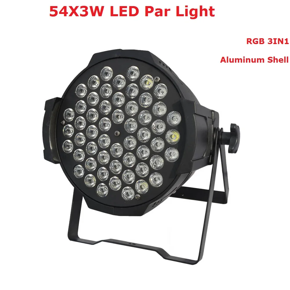 New Professional LED Stage Lights 54X3W RGB 3IN1 LED Par Light With 7 DMX Channels For DJ Disco Party Wedding Nightclubs
New Professional LED Stage Lights 54X3W RGB 3IN1 LED Par Light With 7 DMX Channels For DJ Disco Party Wedding Nightclubs