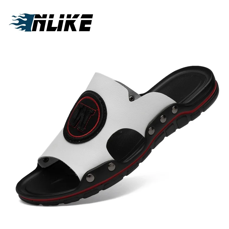 New Summer Men Big Size Flats Mules Slip on Genuine Leather Slides Shoes Man Soft Leather Casual Slipper
New Summer Men Big Size Flats Mules Slip on Genuine Leather Slides Shoes Man Soft Leather Casual Slipper