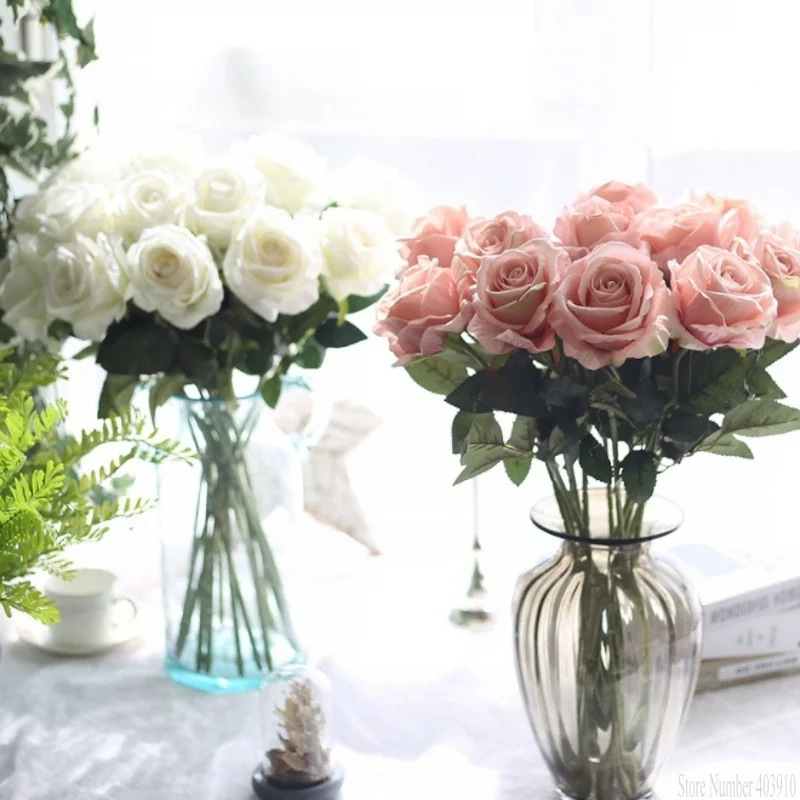 3pcs/lot silk rose artificial flowers 13 colors fake flowers high quality wedding decoration party home table accessories decor
3pcs/lot silk rose artificial flowers 13 colors fake flowers high quality wedding decoration party home table accessories decor