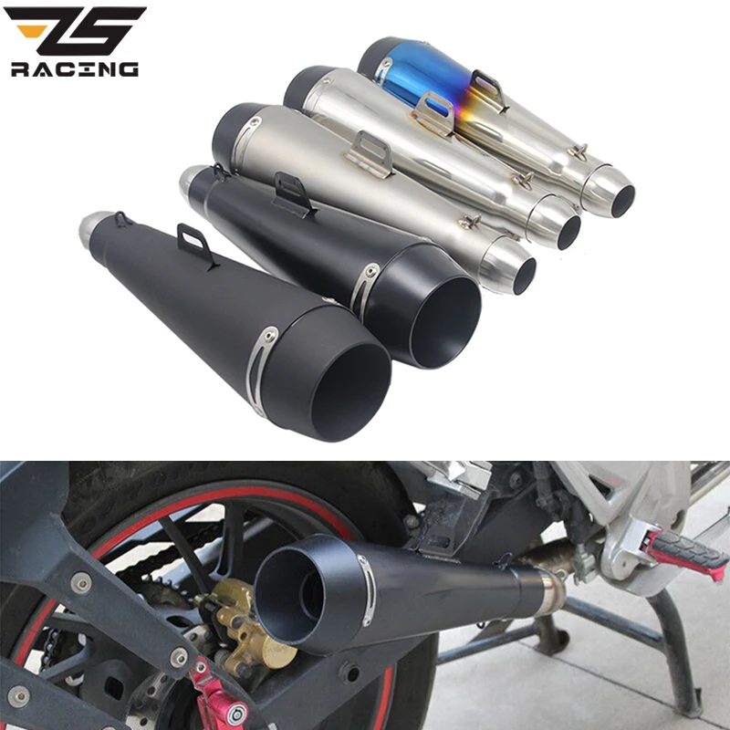 ZS Racing 51mm Universal Motorcycle M4 Exhaust Muffler Modified Exhaust Stainless Steel Fit Most Motorbike Dirt Bike ATV
ZS Racing 51mm Universal Motorcycle M4 Exhaust Muffler Modified Exhaust Stainless Steel Fit Most Motorbike Dirt Bike ATV