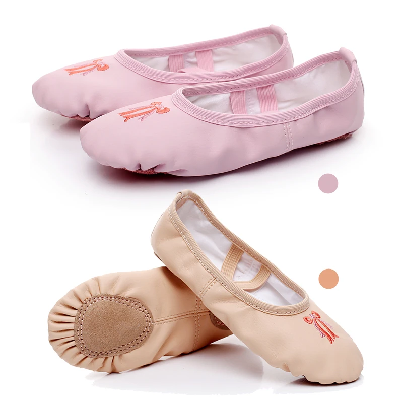 3 Colors Women PU Leather Embroidered Soft Ballet Shoes Adult Bowknot Pattern Flat Heel Dance Shoes Separate Soles Yoga Shoes
3 Colors Women PU Leather Embroidered Soft Ballet Shoes Adult Bowknot Pattern Flat Heel Dance Shoes Separate Soles Yoga Shoes