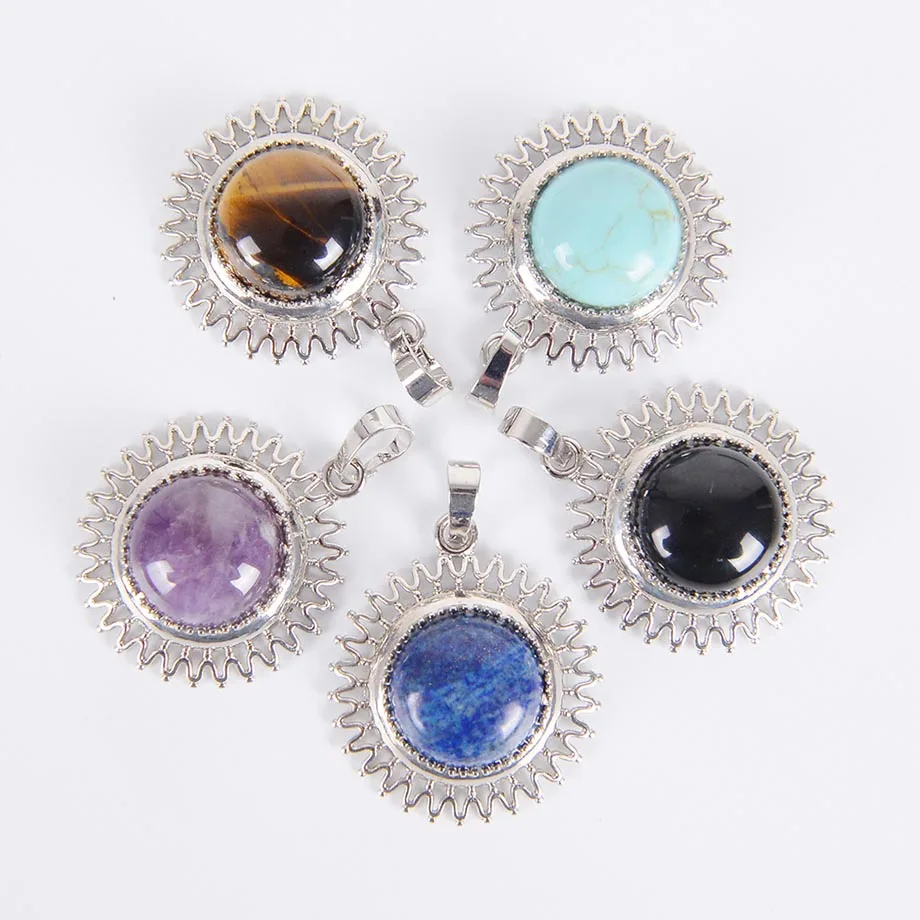 New Design Necklaces & Pendants Sun Moon Pendant with Necklace Natural Stones 16 Colors Choice Healing Balance Jewelry D155
New Design Necklaces & Pendants Sun Moon Pendant with Necklace Natural Stones 16 Colors Choice Healing Balance Jewelry D155