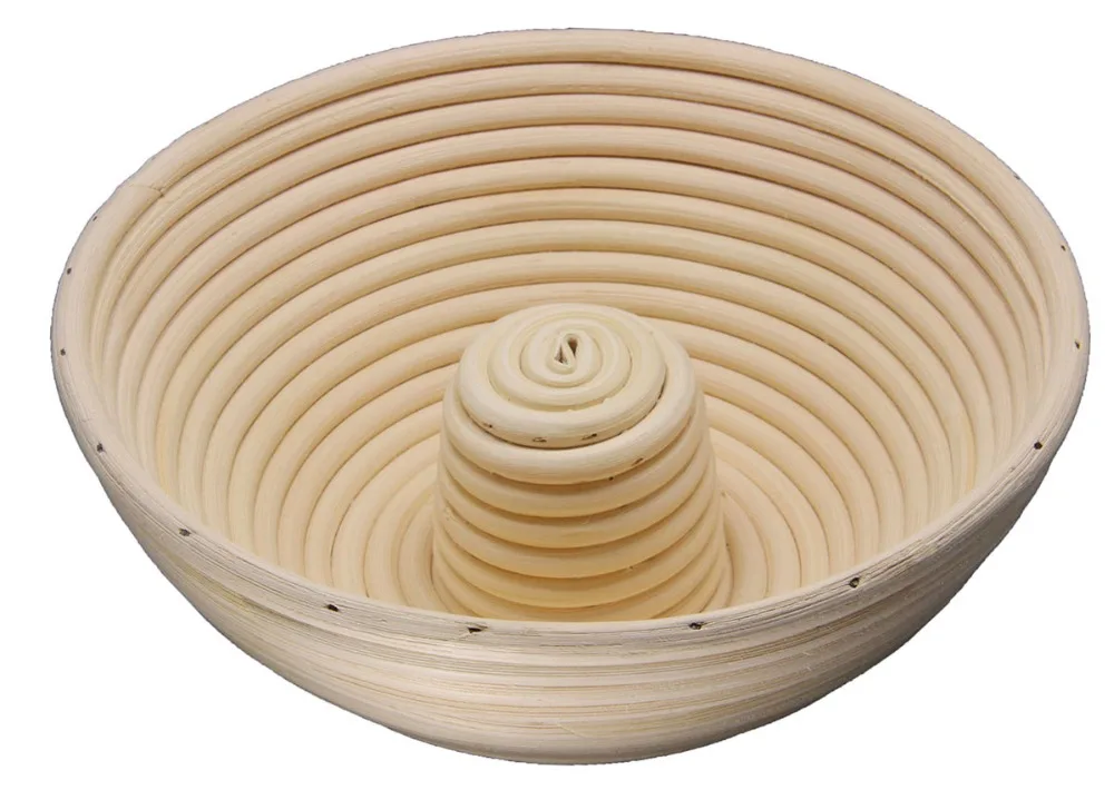 Ring Hollow Bread Proofing Basket, Banneton Brotform Bread Dough Paste Rising Rattan Basket w/Liner Combo
Ring Hollow Bread Proofing Basket, Banneton Brotform Bread Dough Paste Rising Rattan Basket w/Liner Combo