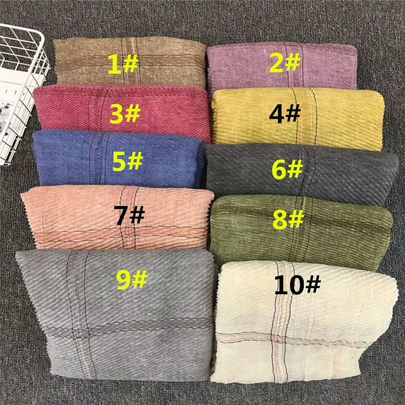 New pleated plain hijab plaid scarves and shawls big solid foulard fashion turkey style scarf neckerchief hot salemuffler
New pleated plain hijab plaid scarves and shawls big solid foulard fashion turkey style scarf neckerchief hot salemuffler