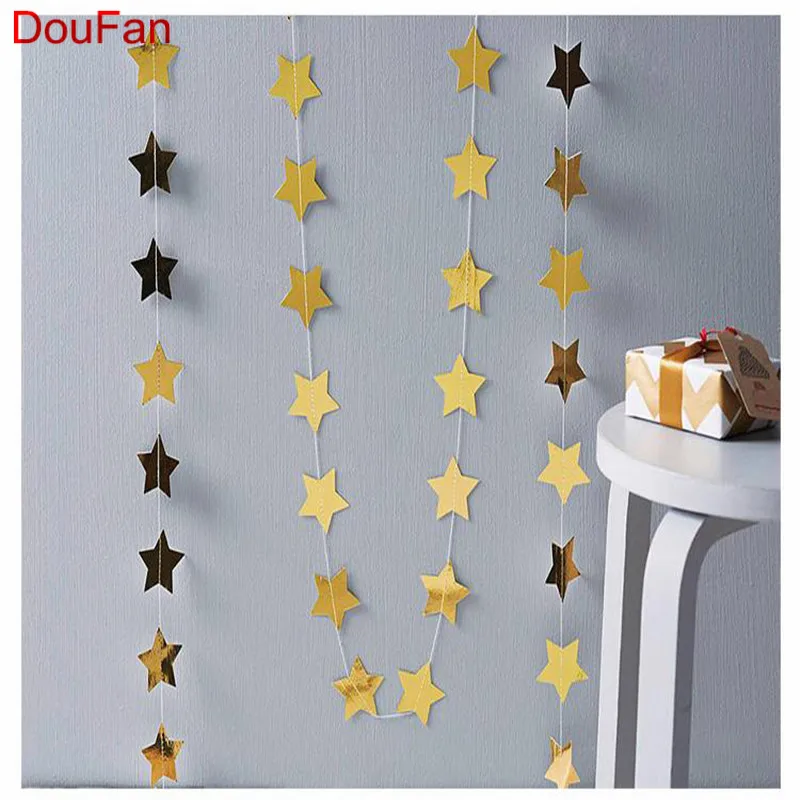 DouFan 1pc Twinkle Little Star Banner 4meter Shiny Gold Silver Blue Color Birthday Party Supplies Wedding Baby Shower Decoration
DouFan 1pc Twinkle Little Star Banner 4meter Shiny Gold Silver Blue Color Birthday Party Supplies Wedding Baby Shower Decoration
