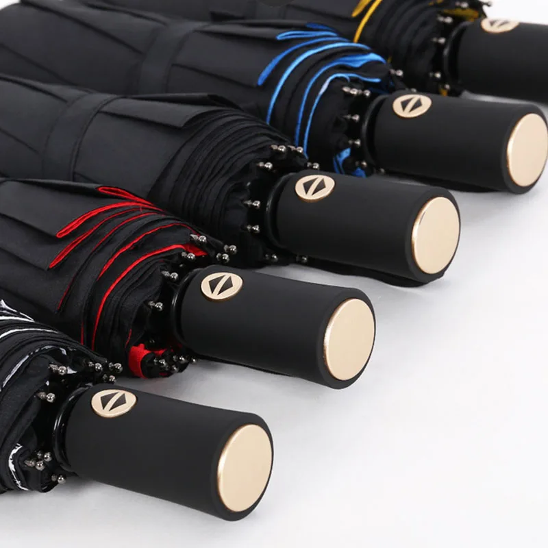 Portable automatic double umbrella 10 bone umbrella high density windproof gold handle 30% men's business umbrella free shipping
Portable automatic double umbrella 10 bone umbrella high density windproof gold handle 30% men's business umbrella free shipping