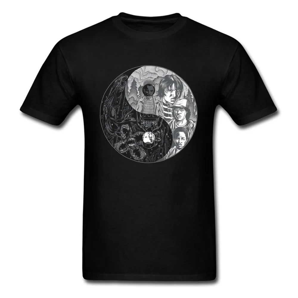 Мужская футболка Balance Of Worlds Yin Yang хлопковая Футболка с китайской графикой одежда