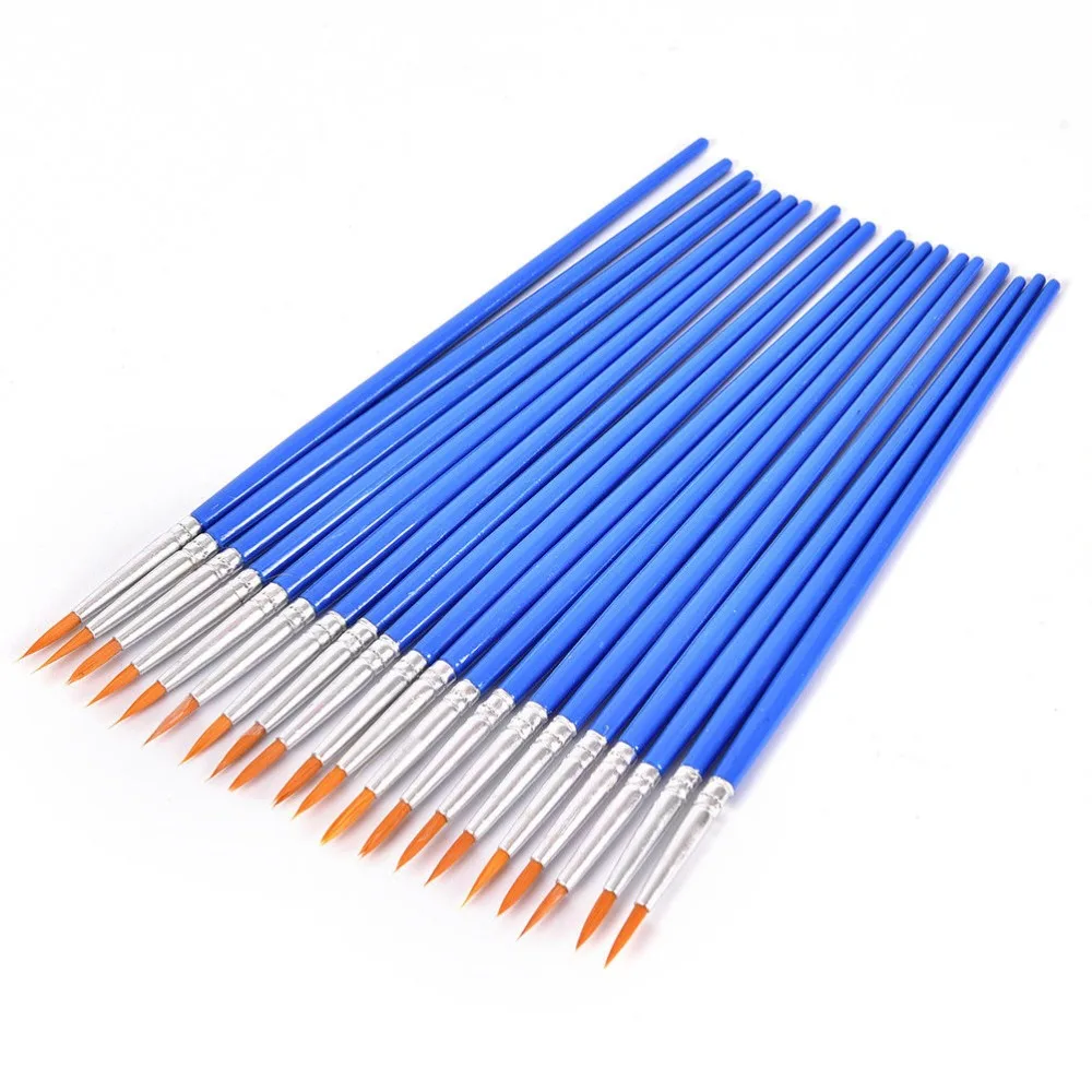 10Pcs/Set Multifunction Nylon Hair Wooden Handle Paint Brush Kids Student Watercolor Gouache Painting Pen Drawing Art Supplies
10Pcs/Set Multifunction Nylon Hair Wooden Handle Paint Brush Kids Student Watercolor Gouache Painting Pen Drawing Art Supplies