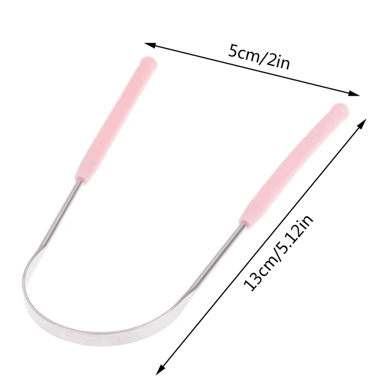 Stainless Steel Tongue Cleaner Scraper With Handle Oral Care Bad Breath Sweeper Oral Health Tool
Stainless Steel Tongue Cleaner Scraper With Handle Oral Care Bad Breath Sweeper Oral Health Tool