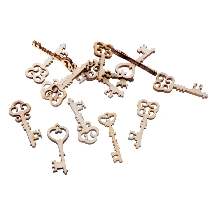 Best Quality 50Pcs Key Flatback Wood Craft Decoration Promotions Scrapbooking Embellishments Mixed Styles Pendants
Best Quality 50Pcs Key Flatback Wood Craft Decoration Promotions Scrapbooking Embellishments Mixed Styles Pendants