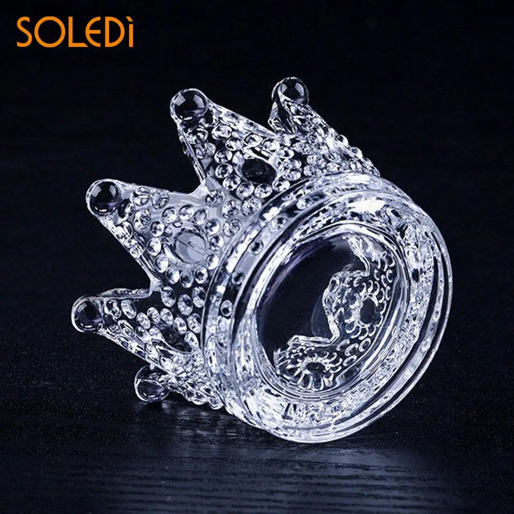 Crown Candlestick Crystal Ashtray High Borosilicate Glass Practical Tea Light Stand Gift Wedding European Candle Holder
Crown Candlestick Crystal Ashtray High Borosilicate Glass Practical Tea Light Stand Gift Wedding European Candle Holder