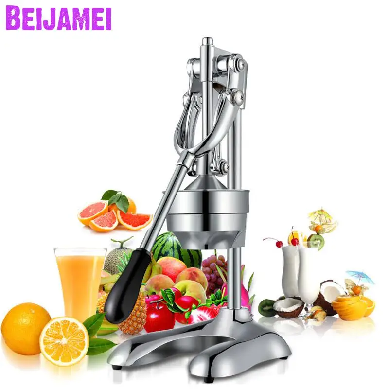 BEIJAMEI Household stainless steel commercial orange juicer machine hand press machine orange lemon grape Juicer
BEIJAMEI Household stainless steel commercial orange juicer machine hand press machine orange lemon grape Juicer