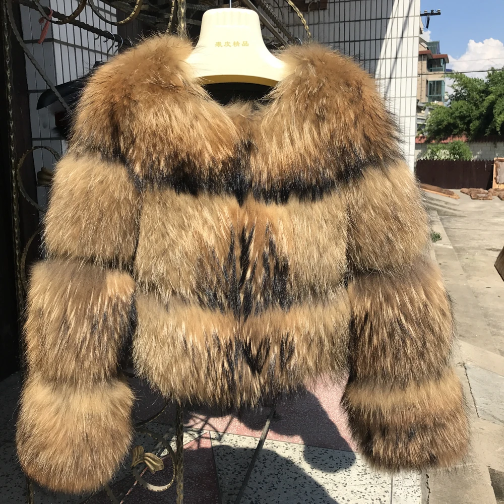Real Fur Coat Women Winter Thick Warm Natural Raccoon Fur Jacket Fashion Fluffy Ladies Genuine Real Raccoon Fur Coat for Women
Real Fur Coat Women Winter Thick Warm Natural Raccoon Fur Jacket Fashion Fluffy Ladies Genuine Real Raccoon Fur Coat for Women