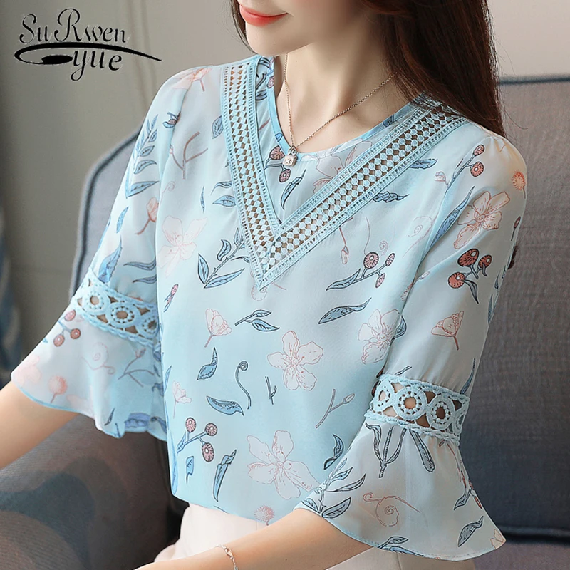 new 2018 printed chiffon blouse women shirt flare sleeve summer women tops hollow chiffon women blouses shirts blusas 0278 40
new 2018 printed chiffon blouse women shirt flare sleeve summer women tops hollow chiffon women blouses shirts blusas 0278 40