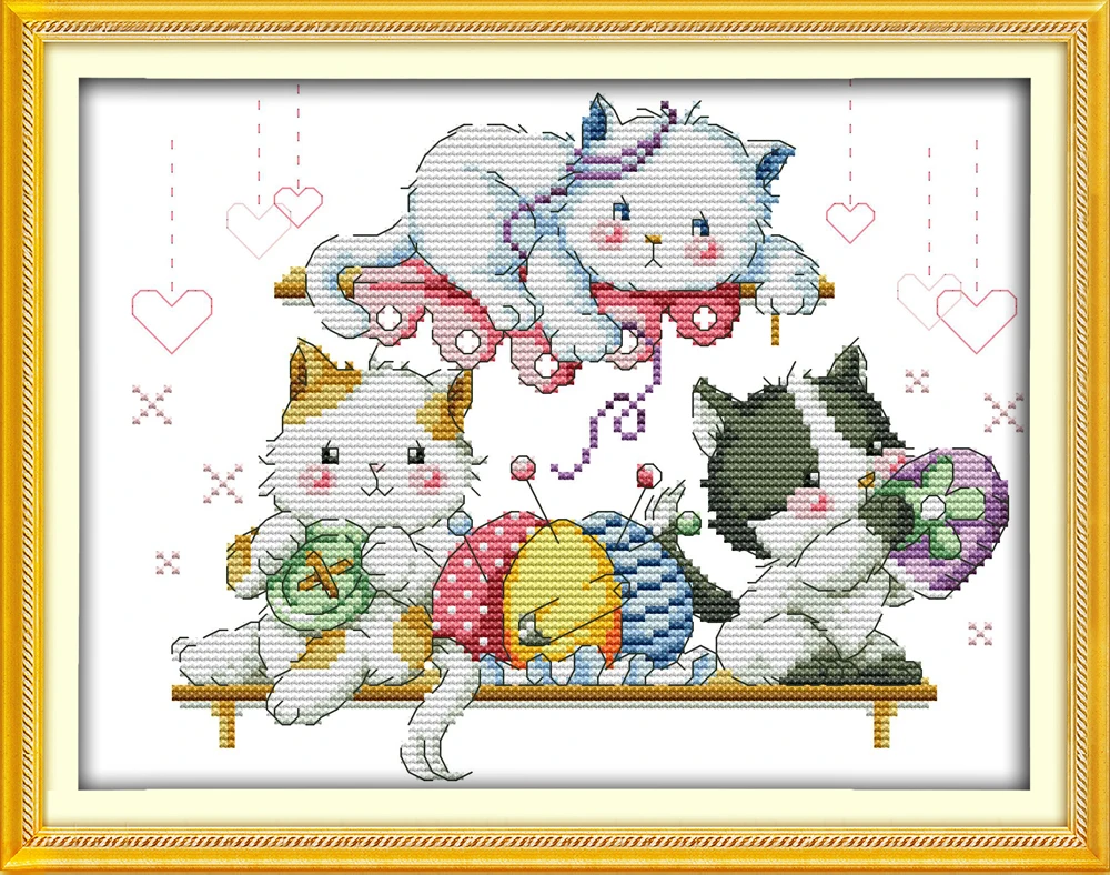 Cat embroidery cross stitch kit animal 18ct 14ct 11ct count print stitching embroidery DIY handmade needlework plus
Cat embroidery cross stitch kit animal 18ct 14ct 11ct count print stitching embroidery DIY handmade needlework plus