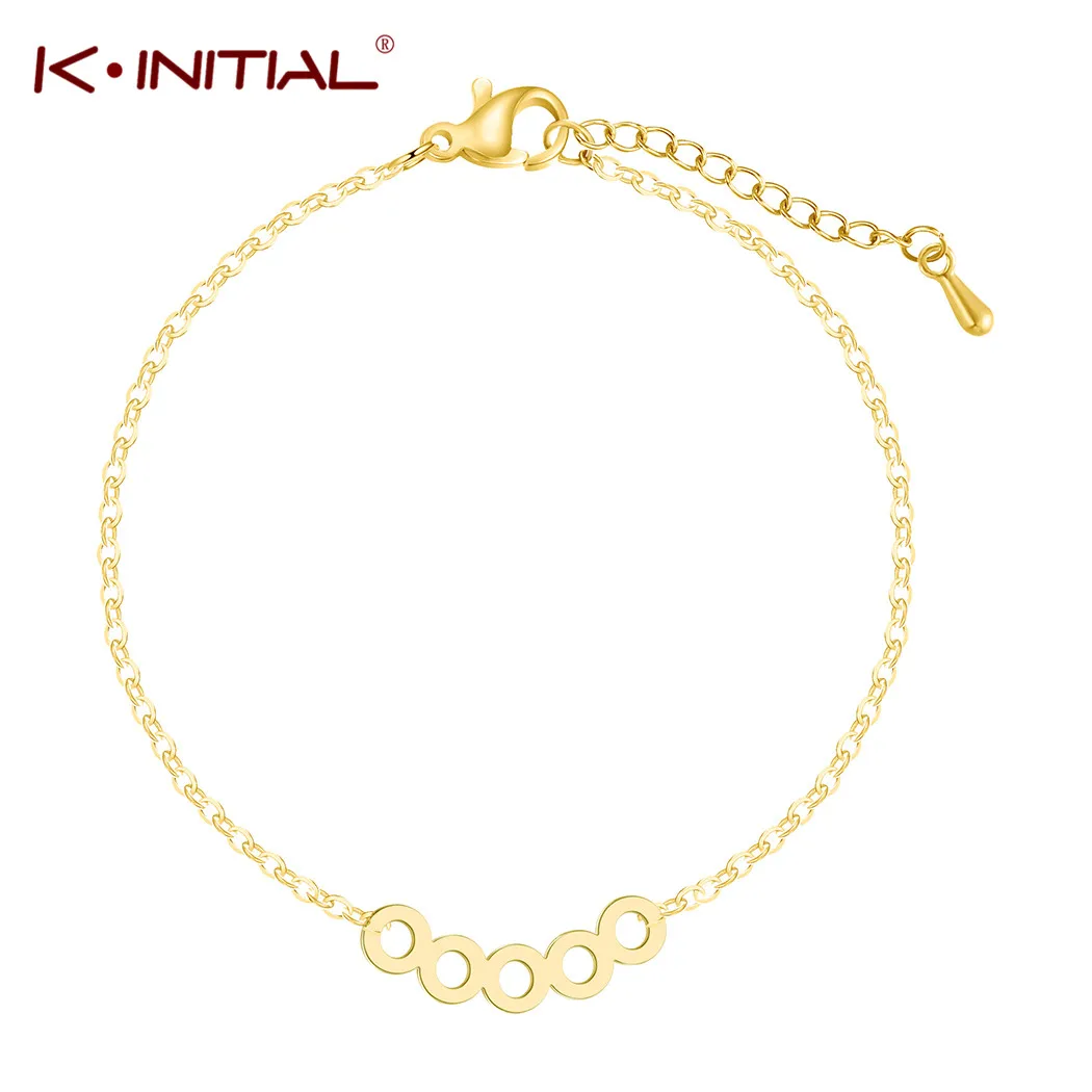 

Kinitial Fashion Geometric Honeycomb Bracelet Beehive Honey Bee Comb Hive Bracelet Round Bracelet for Women Stainless Steel Gift