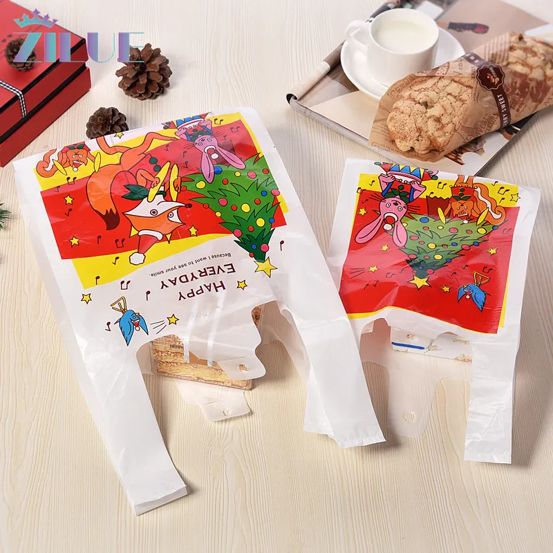 Zilue 100pcs/lot size 18*35cm/24*45cm Shopping Plastic Bags Supermarket Food tea Bags Christmas Holiday Packing Bags Vest Bags
Zilue 100pcs/lot size 18*35cm/24*45cm Shopping Plastic Bags Supermarket Food tea Bags Christmas Holiday Packing Bags Vest Bags
