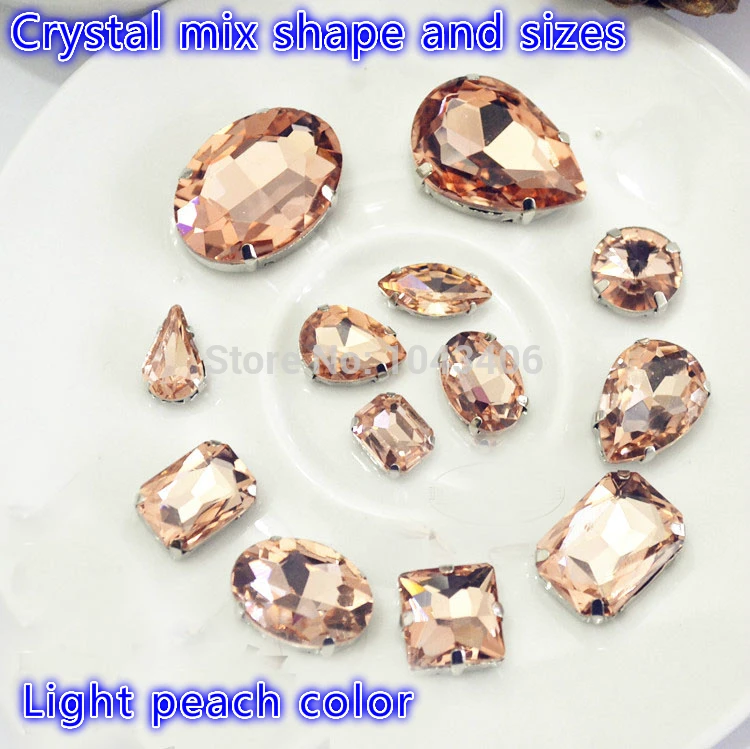 free shippment Mix Size Crystal light peach Color Sew on beads With Claw Beads Costumes Diamante with Settings
free shippment Mix Size Crystal light peach Color Sew on beads With Claw Beads Costumes Diamante with Settings