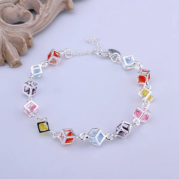 ,tag women lady wedding gift Silver color Jewelry fashion charm colorful zircon crystal Bracelet free shipping H220
,tag women lady wedding gift Silver color Jewelry fashion charm colorful zircon crystal Bracelet free shipping H220