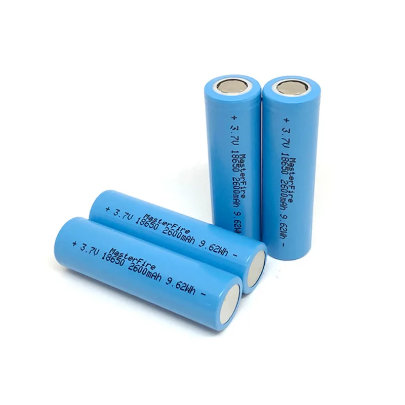 4pcs/lot MasterFire 18650 3.7V 2600mAh 9.62Wh Lithium Battery Rechargeable Li-ion Batteries Cell For Flashlights Torch
4pcs/lot MasterFire 18650 3.7V 2600mAh 9.62Wh Lithium Battery Rechargeable Li-ion Batteries Cell For Flashlights Torch