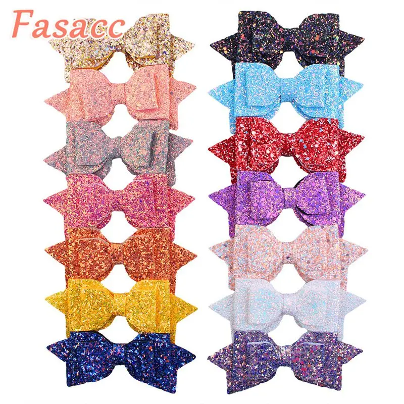 5" Kids leather Glitter Hairpins Children Bling Hair Bows For Girls Hair Clips Princess Barrette Children Hair Accessories A235
5" Kids leather Glitter Hairpins Children Bling Hair Bows For Girls Hair Clips Princess Barrette Children Hair Accessories A235