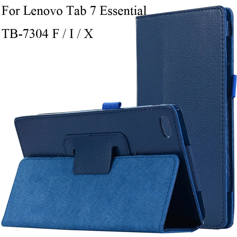 Защитный чехол из искусственной кожи для Lenovo Tab 7 essential ТБ 7304|Бамперы| |