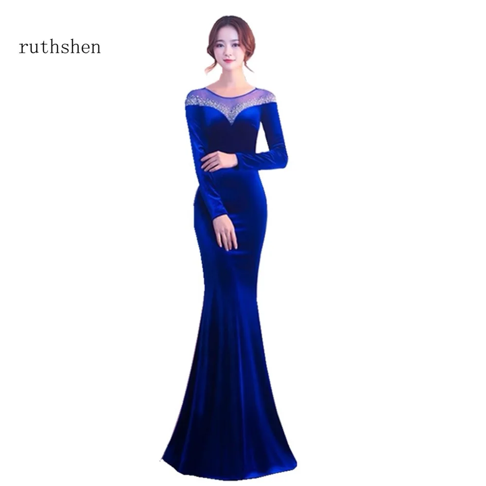ruthshen 2020 Long Floor Length Prom Dresses Full Sleeves Beaded Evening Gowns Luxury Elegant Formal Scoop Neck Party Dresses
ruthshen 2020 Long Floor Length Prom Dresses Full Sleeves Beaded Evening Gowns Luxury Elegant Formal Scoop Neck Party Dresses