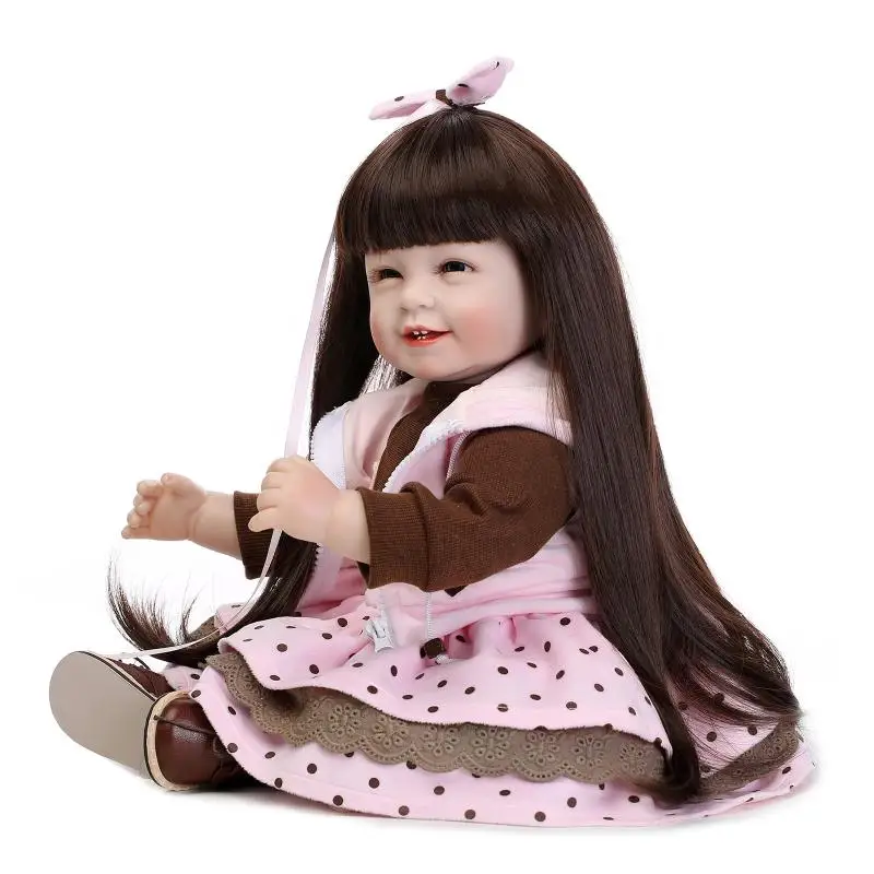 22'' bebe alive reborn bonecas handmade Lifelike slicone Reborn Baby Doll Girls children gift princess dolls
22'' bebe alive reborn bonecas handmade Lifelike slicone Reborn Baby Doll Girls children gift princess dolls