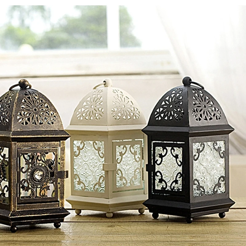 Nordic retro iron candlestick Candlelight dinner props romantic courtyard wind lamp birthday Valentine's Day home decoration
Nordic retro iron candlestick Candlelight dinner props romantic courtyard wind lamp birthday Valentine's Day home decoration