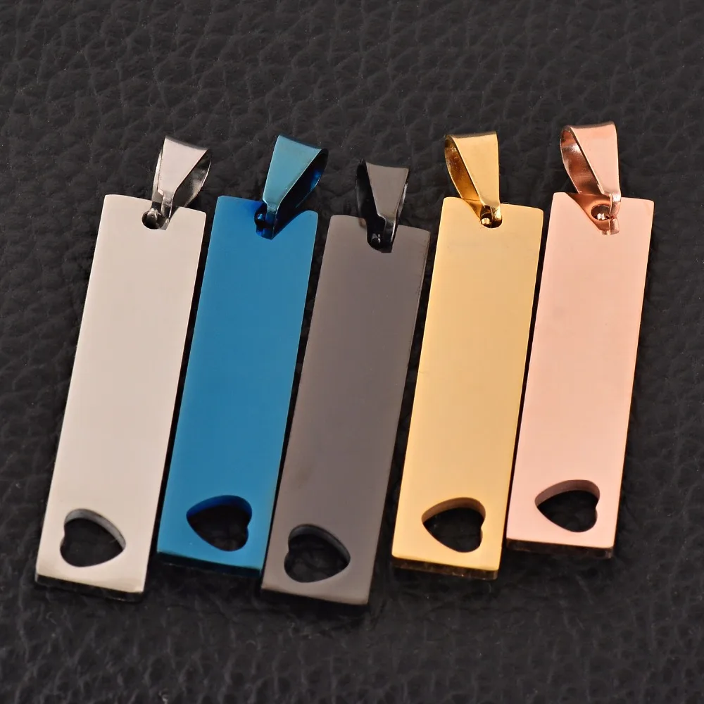 5Pcs Rectangle Stainless Steel Stamping Blank Dog Tags Pendant Necklace Jewelry Findings 45*10mm
5Pcs Rectangle Stainless Steel Stamping Blank Dog Tags Pendant Necklace Jewelry Findings 45*10mm