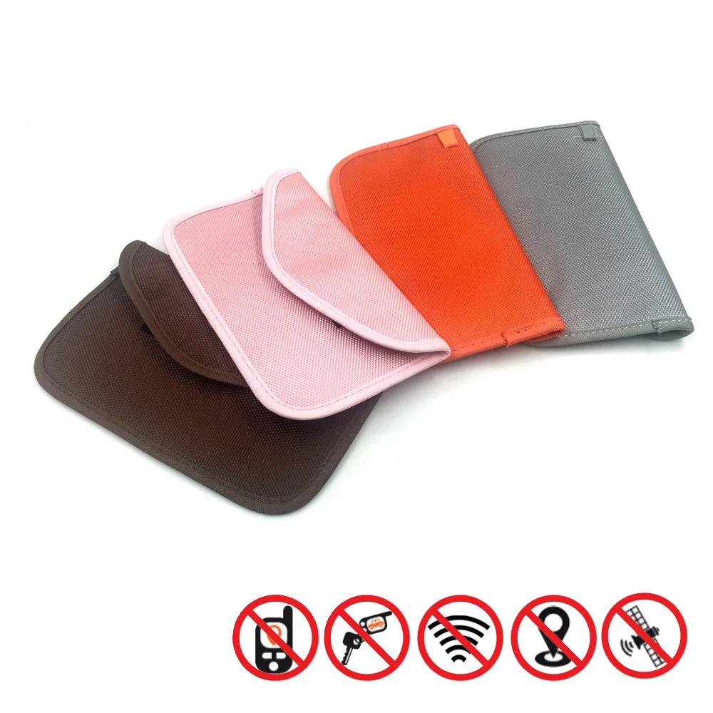 GSM 3G 4G LTE GPS RF RFID чехол блокирующий сигнал защита от излучения бумажник для