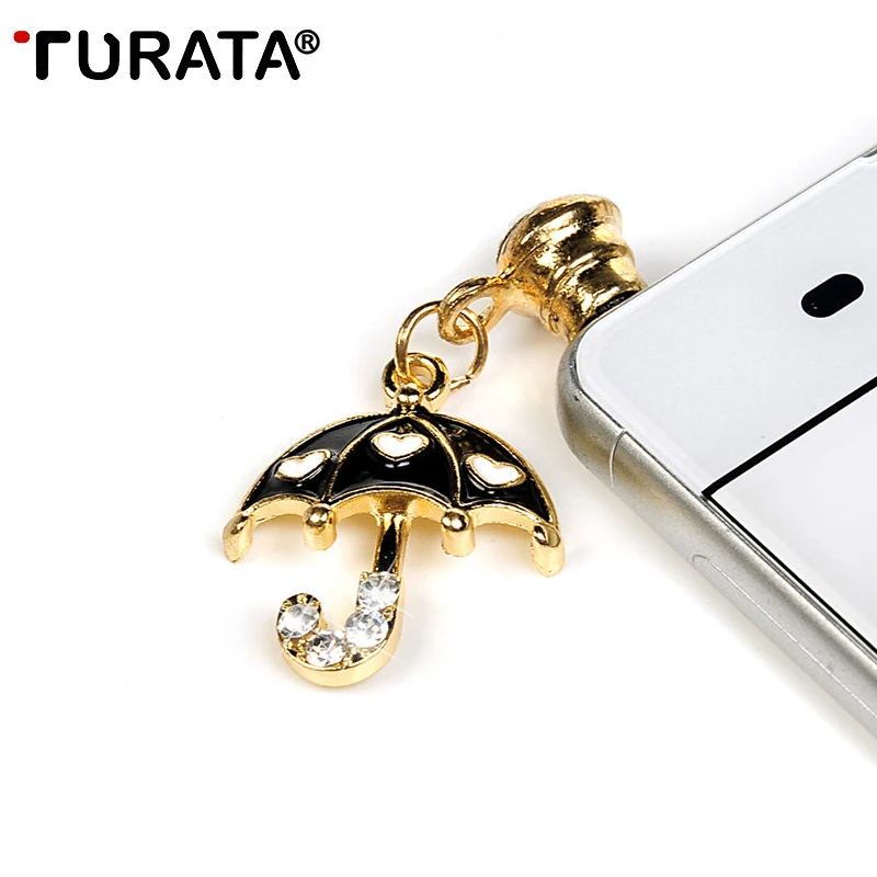 TURATA зонтик заглушка от пыли в виде бриллианта для htc samsung Galaxy S6 iPhone 6 Plus 5S 4S 5