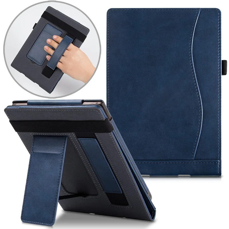 Stand Case for Pocketbook Touch Lux4 5/Basic 4/Basic Lux2/Touch HD 3/Pocketbook 633 Color eReaders - with Hand Strap/Sleep/Wake
Stand Case for Pocketbook Touch Lux4 5/Basic 4/Basic Lux2/Touch HD 3/Pocketbook 633 Color eReaders - with Hand Strap/Sleep/Wake