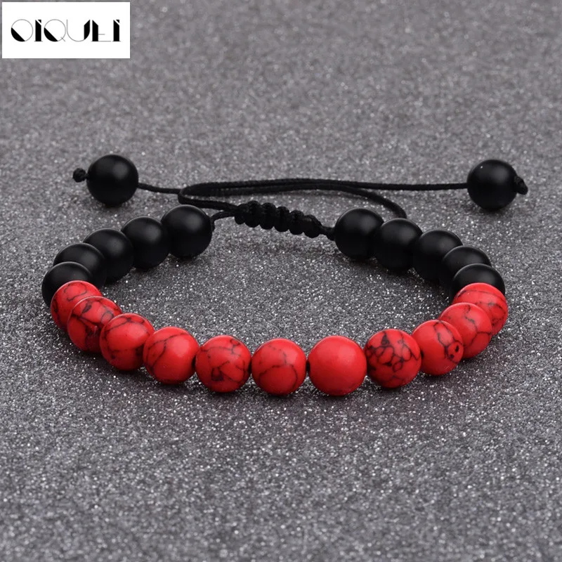 OIQUEI Handmade Women Men Charm White Black Red Natural Stone briaded Bracelets with Macrame for Fashion Jewelry Drop Shipping
OIQUEI Handmade Women Men Charm White Black Red Natural Stone briaded Bracelets with Macrame for Fashion Jewelry Drop Shipping