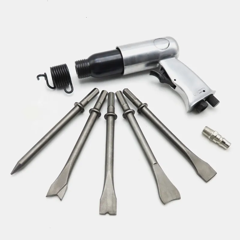 190 Pneumatic Shovel Air Chisel Rust Remover Wind Pick Brake Pad Derusting Tools With 5 Head Plastic Case
190 Pneumatic Shovel Air Chisel Rust Remover Wind Pick Brake Pad Derusting Tools With 5 Head Plastic Case