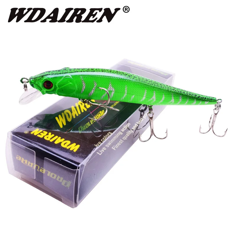 1Pcs Minnow Wobblers Fishing Lures 11.5cm 13.5g Floating Crankbaits Tackle 3D Eyes Isca Bass Artificial Hard Bait Dive 1.5M
1Pcs Minnow Wobblers Fishing Lures 11.5cm 13.5g Floating Crankbaits Tackle 3D Eyes Isca Bass Artificial Hard Bait Dive 1.5M