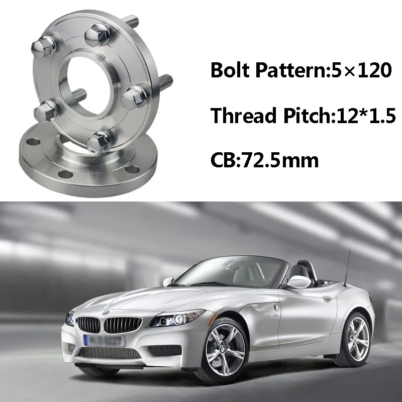 2 шт. 5x120 72.5CB центральный колесный ступица M12 * 1 5 болты для BMW E85 E82 E87 E89 E81 E36 E30 E65 E60 E64