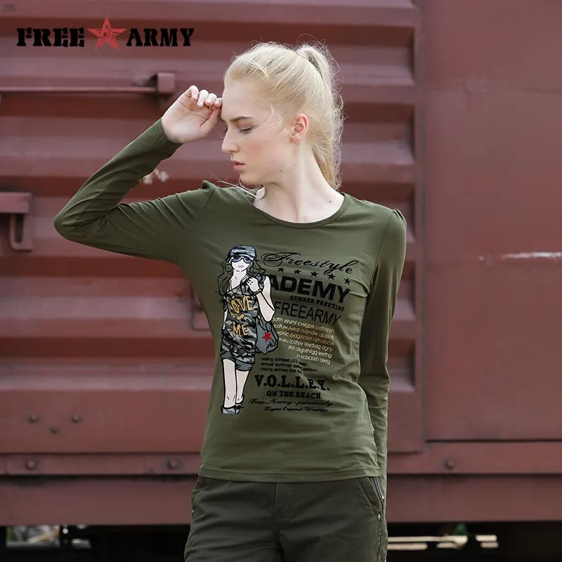 Brand Female T-Shirt Women Top Tees Long Sleeve Flocking Print T Shirts Woman Camouflage Fashion Lace Tshirts Green Large Size
Brand Female T-Shirt Women Top Tees Long Sleeve Flocking Print T Shirts Woman Camouflage Fashion Lace Tshirts Green Large Size