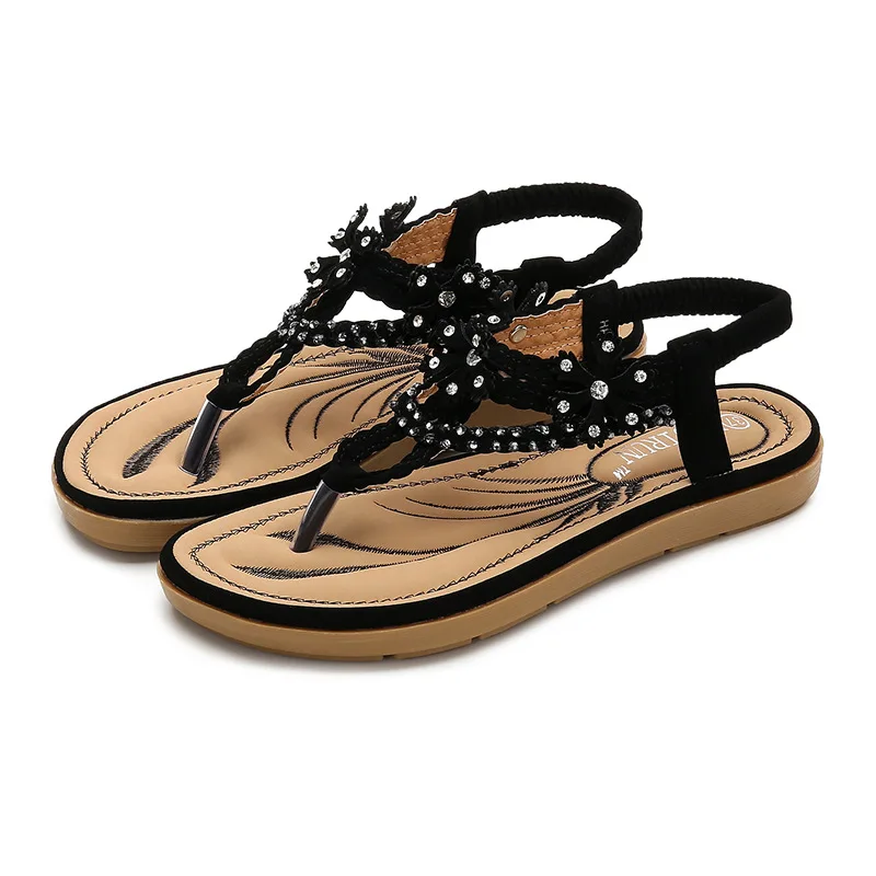 FONGIMIC Summer Sandals Women Flat Shoes Casual Bohemia Beach Sandals High Quality Girl Beach Flowers Elastic Band Sandals
FONGIMIC Summer Sandals Women Flat Shoes Casual Bohemia Beach Sandals High Quality Girl Beach Flowers Elastic Band Sandals