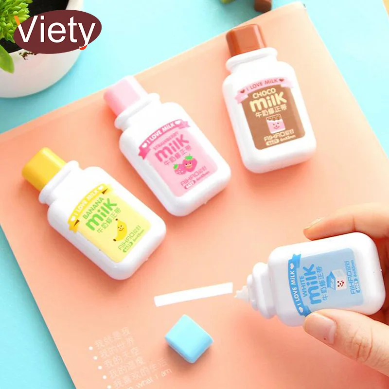 1 x cute milk correction tape material escolar kawaii stationery office school supplies papelaria 6M
1 x cute milk correction tape material escolar kawaii stationery office school supplies papelaria 6M