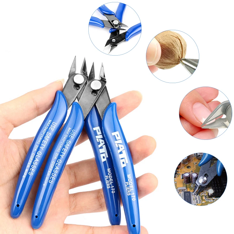 1Pc Diagonal Pliers Carbon Steel Pliers Electrical Wire Cable Cutters Cutting Side Snips Flush Pliers Nipper Hand Tools
1Pc Diagonal Pliers Carbon Steel Pliers Electrical Wire Cable Cutters Cutting Side Snips Flush Pliers Nipper Hand Tools