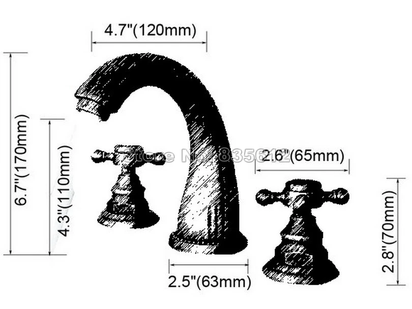 Three Hole Deck Mounted Widespread Bathroom Basin Faucet Black Oil Rubbed Bronze Dual Handles Vessel Sink Mixer Taps Wnf281
Three Hole Deck Mounted Widespread Bathroom Basin Faucet Black Oil Rubbed Bronze Dual Handles Vessel Sink Mixer Taps Wnf281