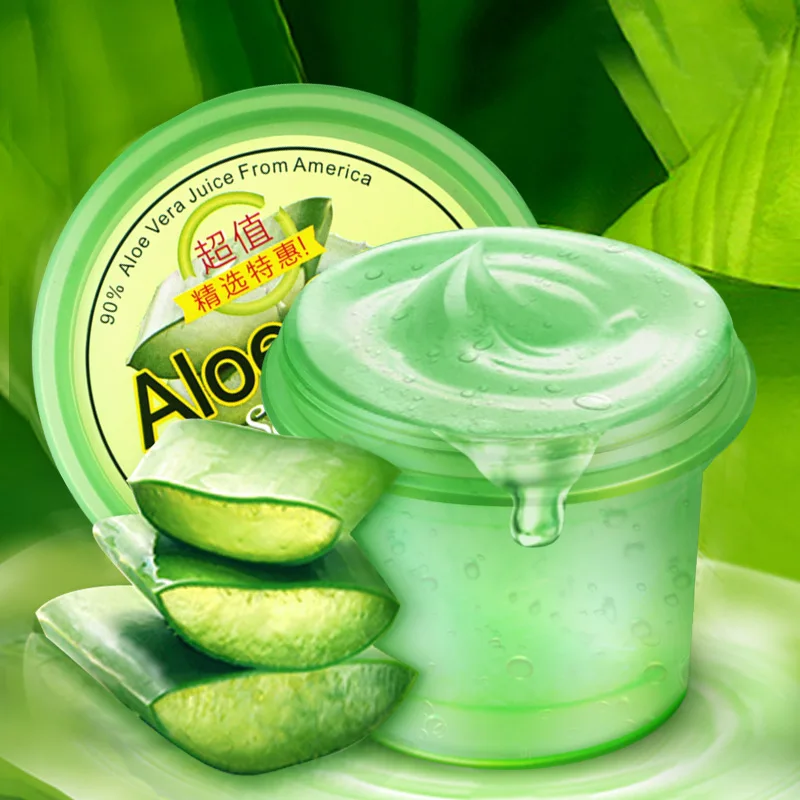 

LAIKOU Face Aloe Vera Aloes Leaf Juice Gel Jelly Hydrating Moisturizing Reduce Acne Pores Sunburn Repair acne Soothing Skin Care