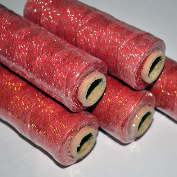 4 ply (100Yards/spool)1000 spool thin Bakers twine color cotton twine silver gold red pink color you can choose by free shipping
4 ply (100Yards/spool)1000 spool thin Bakers twine color cotton twine silver gold red pink color you can choose by free shipping